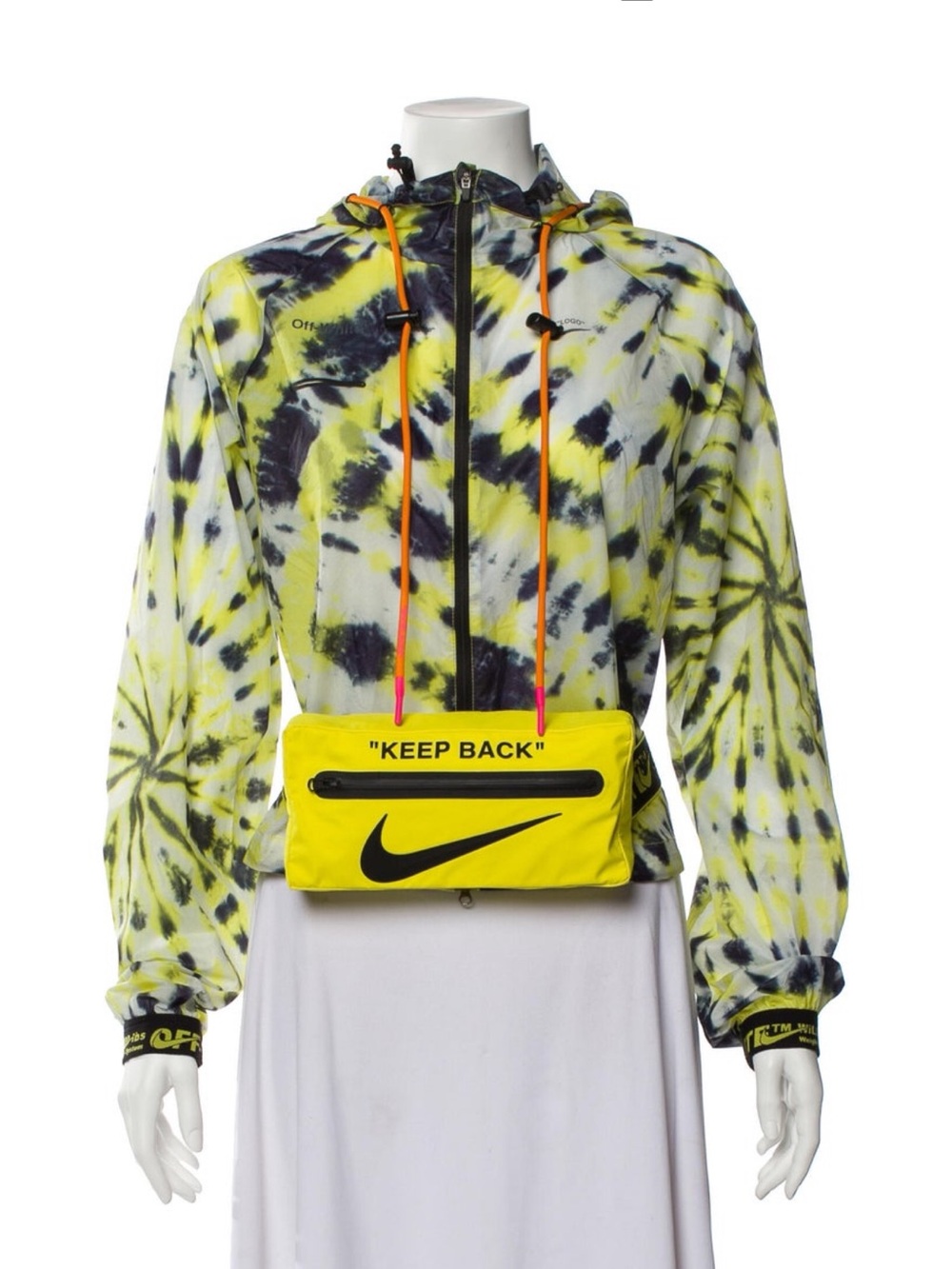 Off-White x Nike Yellow 'Keep Back' belt bag
